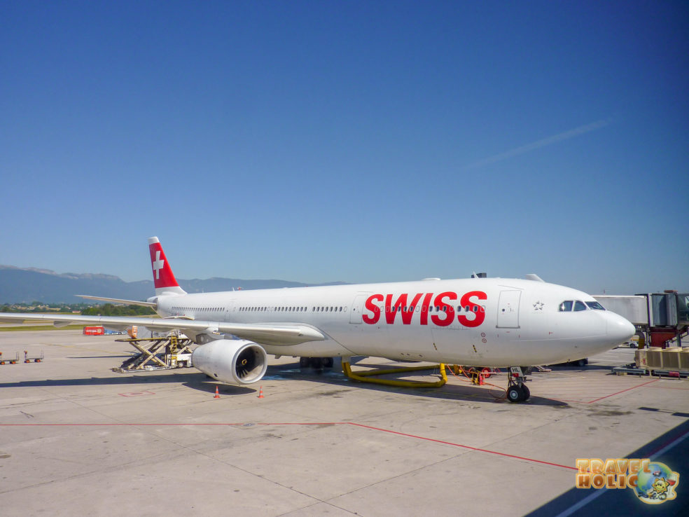 Avion de Swiss à Genève