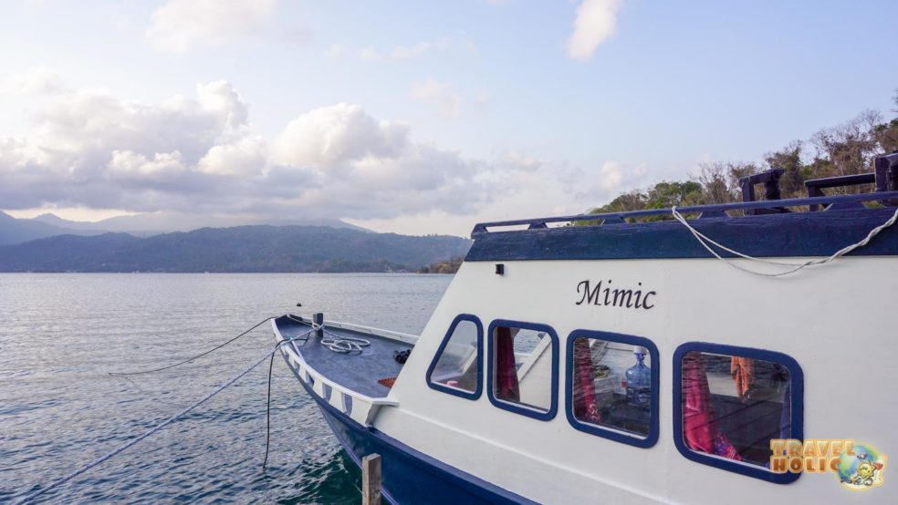 Bateau de plongée du NAD Lembeh