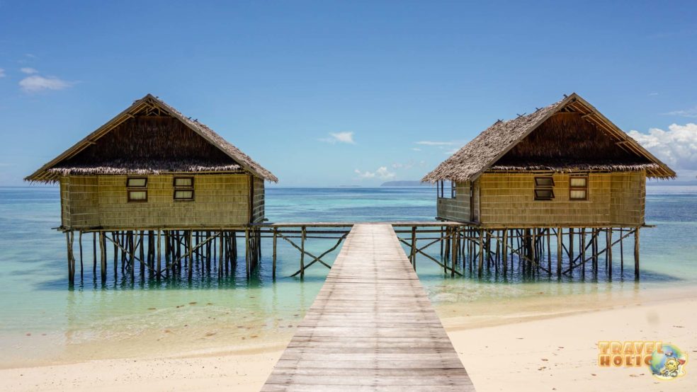 Les villas du Papua Paradise, à Raja Ampat