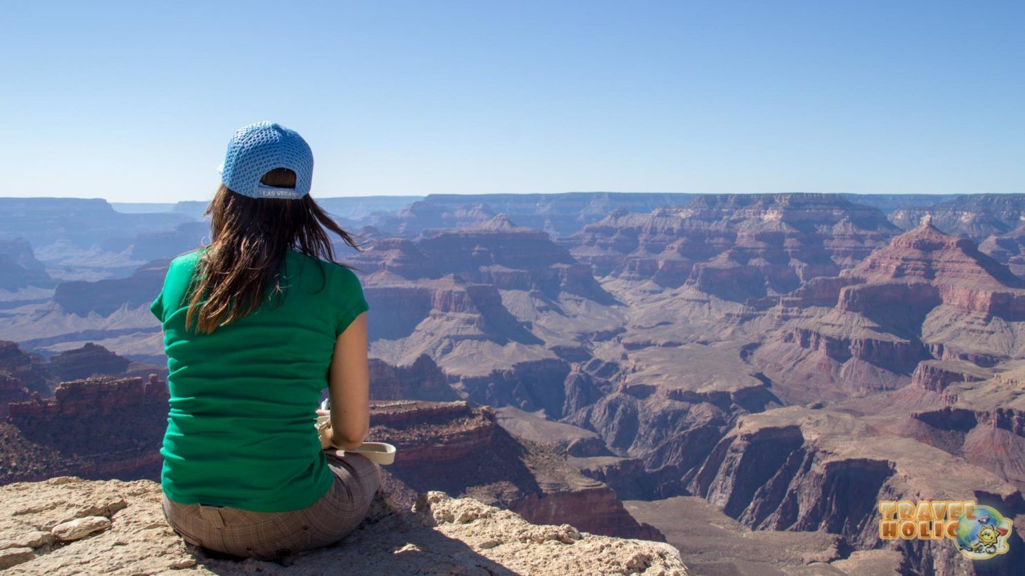 Vue splendide au bord du Grand Canyon