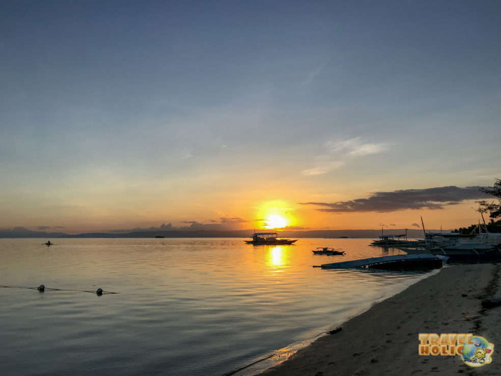 Fin de journée à Danao Beach sur l’île de Panglao