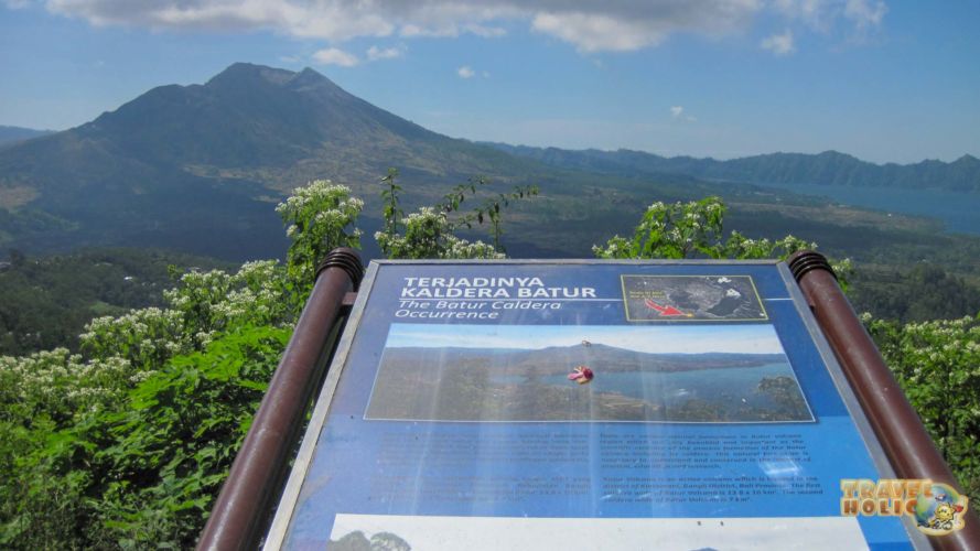 Vue sur le mont Batur