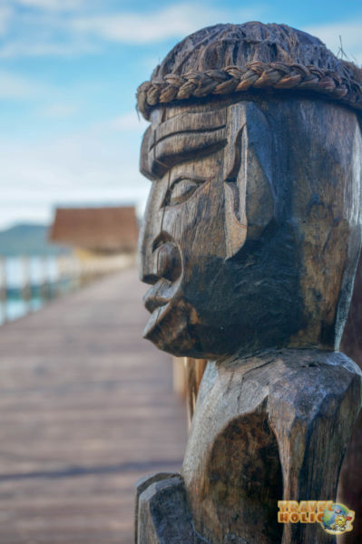 Statue artisanale à Raja Ampat