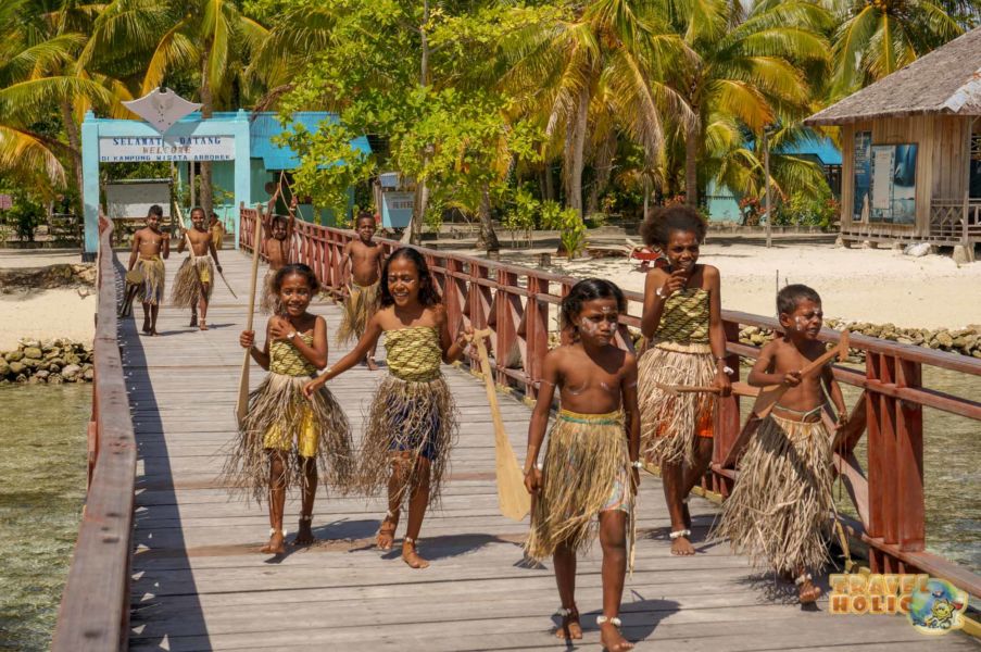 Enfants du village d'Arborek