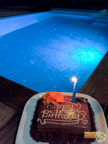 Gâteau d'anniversaire offert par le Kandolhu