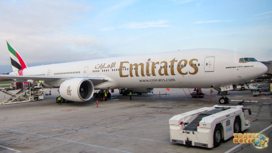 Avion Emirate direction les Maldives