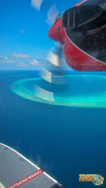 Voyage en hydravion aux Maldives