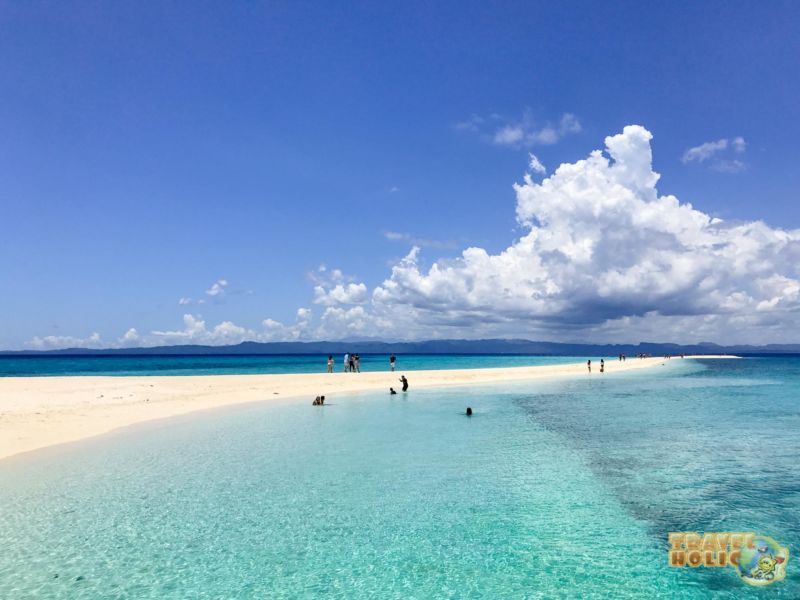 Bras de sable blanc, Kalanggaman Island, Philippines